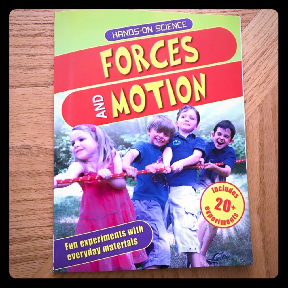BOOK - Brand new Hands On Science book Forces and Motion